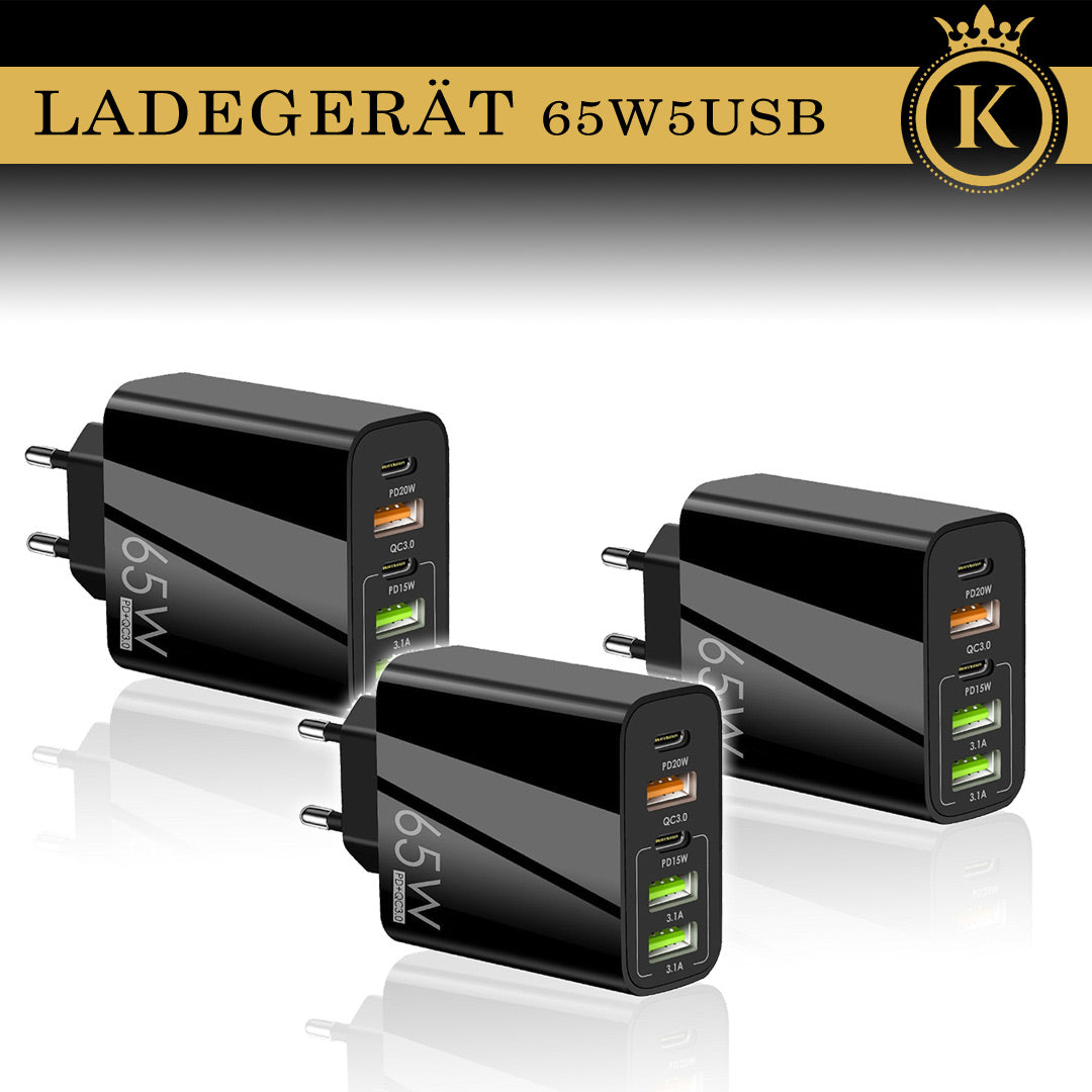 Königsthal Ladegerät 65W5USB