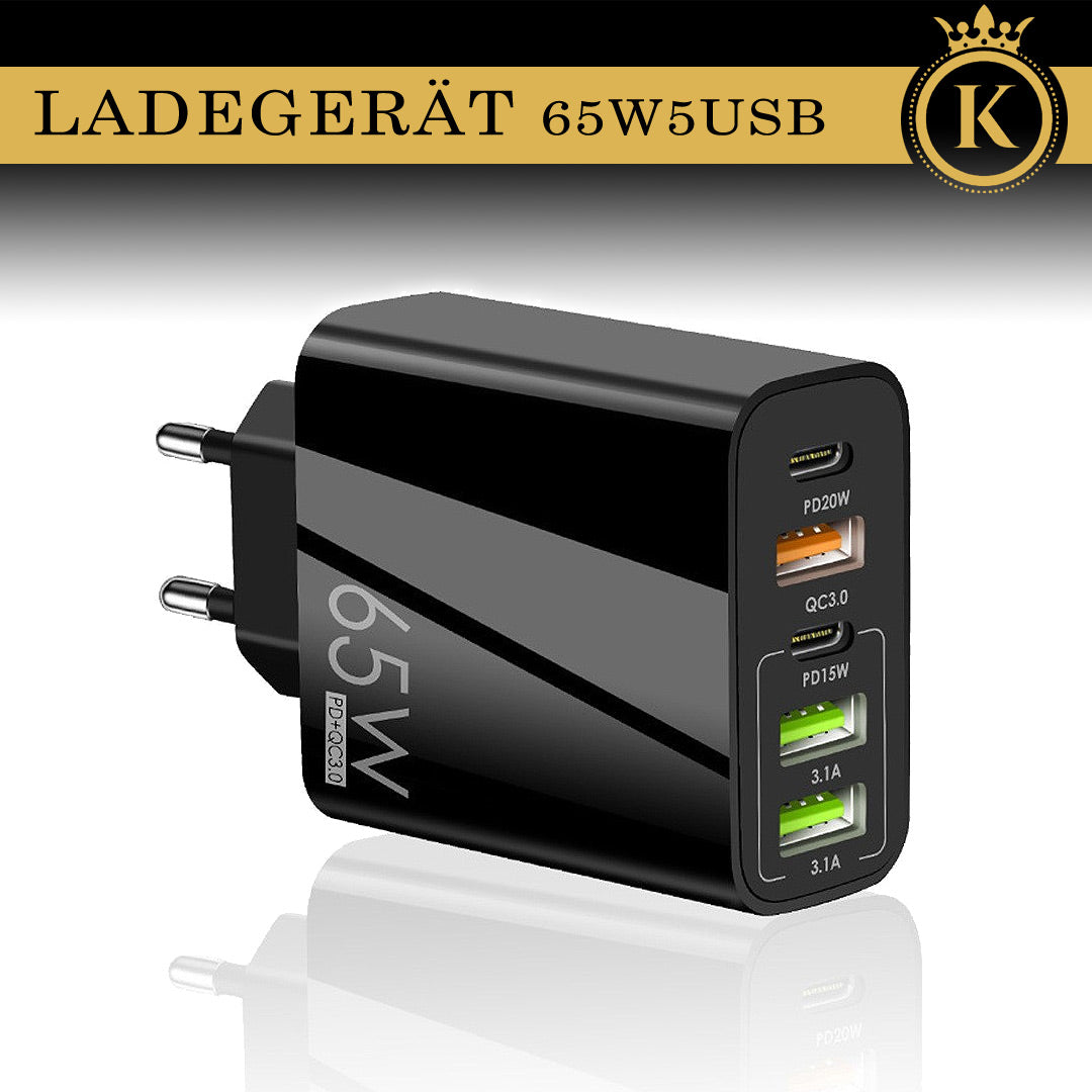 Königsthal Ladegerät 65W5USB