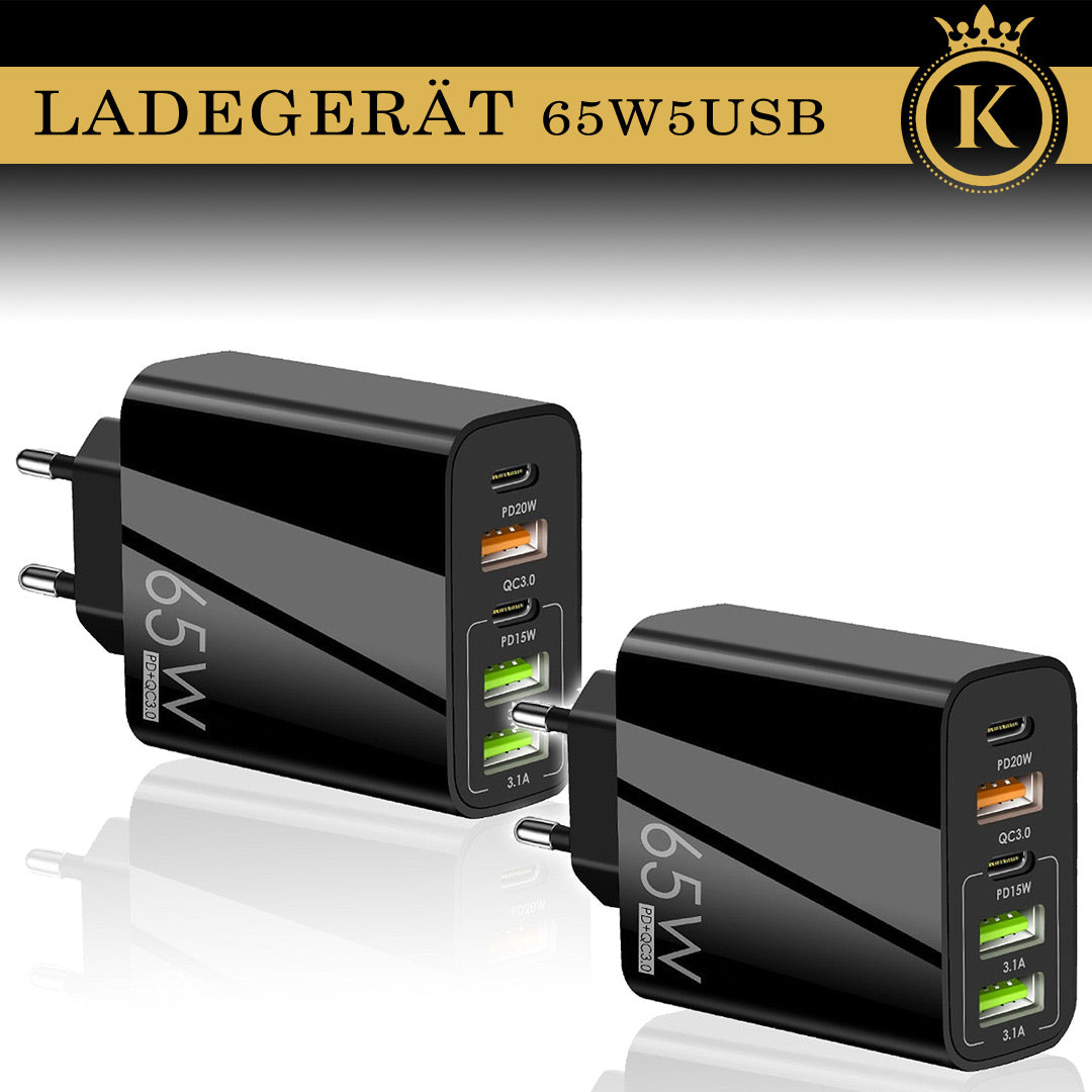 Königsthal Ladegerät 65W5USB